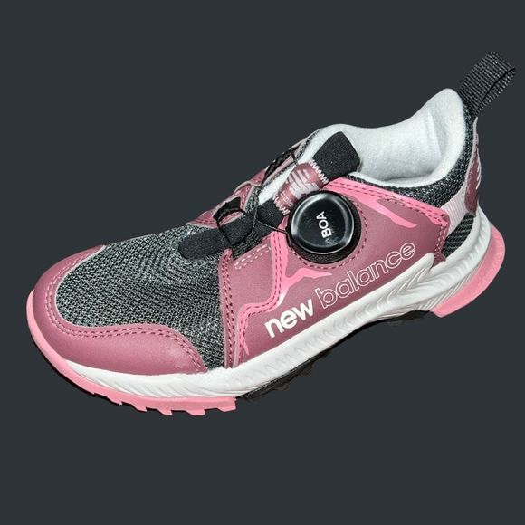 NWOB Toddler New Balance DynaSoft Trail Magic BOA Washed Burgundy Black Size 12 - Picture 1 of 7
